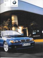 BMW 3 SERIE CABRIO 2003, Livres, Autos | Brochures & Magazines, BMW, Enlèvement ou Envoi, Neuf