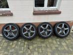 Te koop: 4 velgen met winterbanden (225/45 R17), Auto-onderdelen, Banden en Velgen, Ophalen, Winterbanden, Band(en)