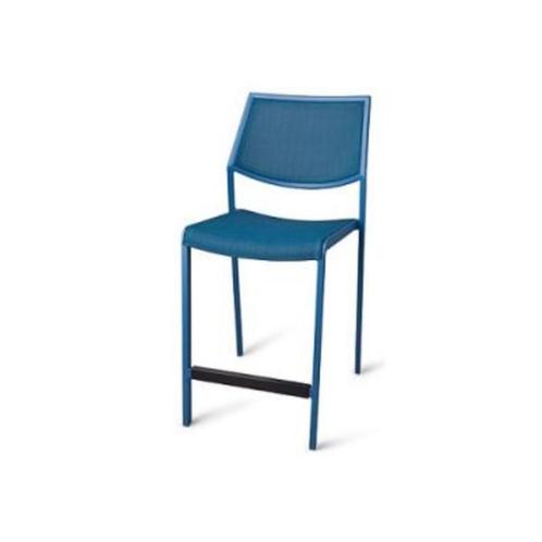 Kinderstoel, blauw, Tuin en Terras, Tuinstoelen, Zo goed als nieuw, Aluminium, Ophalen