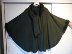 Manteau cape - Dame, Sans marque, Ophalen of Verzenden, Gedragen, Groen