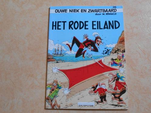 Ouwe Niek en Zwartbaard 26 Het rode eiland 1985  1 ste druk., Livres, BD, Comme neuf, Une BD, Enlèvement ou Envoi