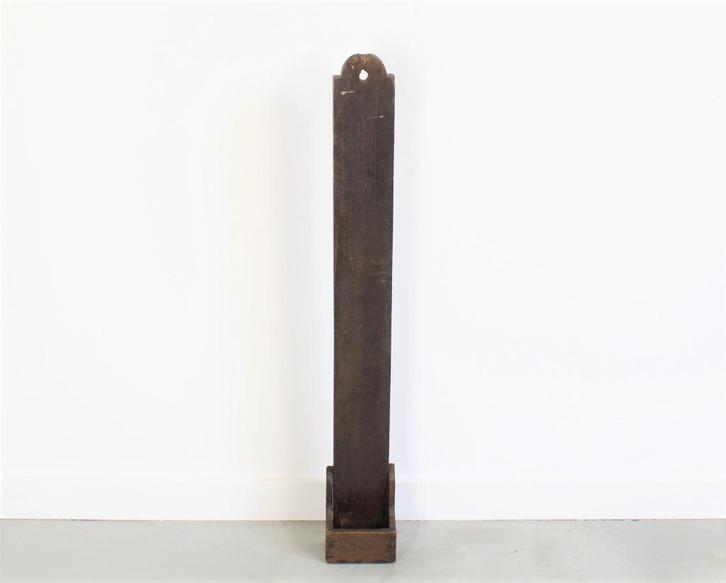 houten houder voor kaars, Antiek en Kunst, Curiosa en Brocante, Ophalen of Verzenden