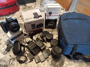 canon m50 mkII met toebehoren beschikbaar voor biedingen