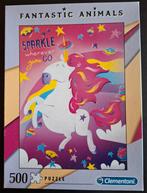 Clementoni puzzel Unicorn - 500 stuks, Ophalen of Verzenden, Zo goed als nieuw