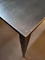 Prachtige metalen salontafel, bijzettafel, Vierkant, Zo goed als nieuw, Metaal, Minder dan 50 cm