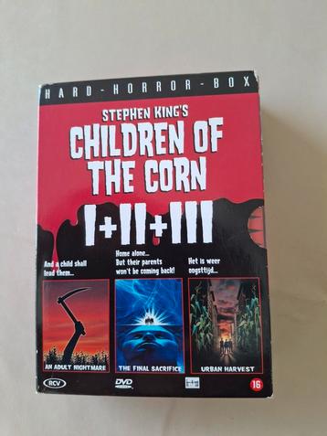 3 dvd box hard horror childeren of the corn  1+2+3 beschikbaar voor biedingen