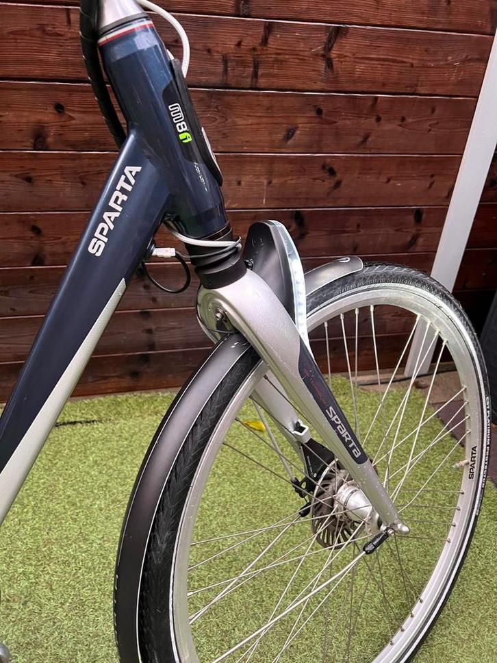 Elektrische dames fiets Sparta met middenmotor, Fietsen en Brommers, Elektrische fietsen, Zo goed als nieuw, Sparta, 47 tot 51 cm