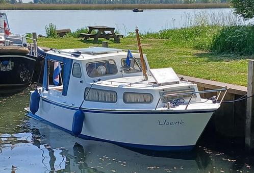 Boot met karakter en in zeer goede staat, Watersport en Boten, Motorboten en Motorjachten, Gebruikt, Staal, 6 tot 9 meter, Benzine