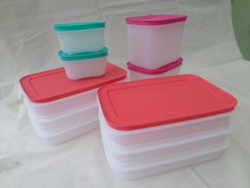 nieuwe tupperware dozen alles nog in originele  verpakking beschikbaar voor biedingen