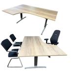 elektrisch Wing Bureau Halifax blad 180x120/80 cm x hoogte v, Ophalen, Elektrisch, Zo goed als nieuw, Bureau