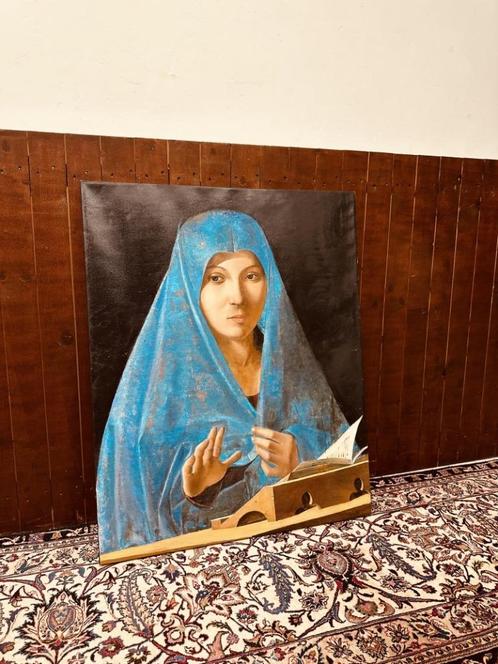 Schilderij Arabische Vrouw Scholier, Antiek en Kunst, Antiek | Kantoor en Zakelijk, Ophalen of Verzenden