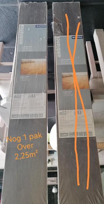 Nog nieuw ongeopende pak laminaat 2,25m² beschikbaar voor biedingen