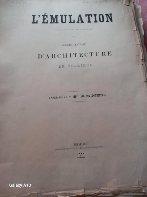 Oude architecture afbeeldingen.l,emulation, Antiek en Kunst, Antiek | Boeken en Manuscripten, Ophalen of Verzenden
