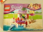 LEGO Friends Emma's Reddingspost - 41028, Ophalen of Verzenden, Zo goed als nieuw, Complete set, Lego