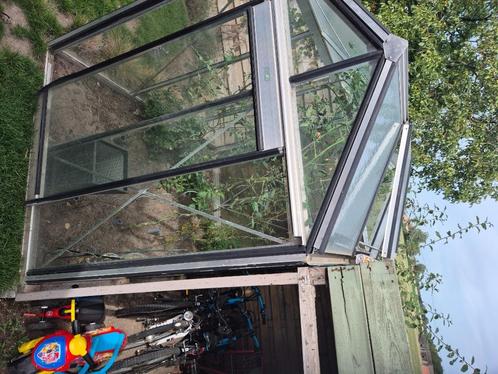 Serre te koop, Tuin en Terras, Kassen, Gebruikt, Aluminium, Glas, Ophalen