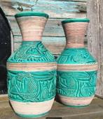 Ensemble de vases turquoise du milieu du siècle Fratelli Fan, Enlèvement ou Envoi