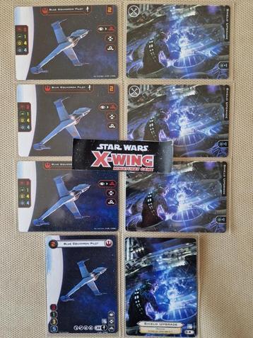 Star Wars X-Wing Miniatures V1 V2 8 Q3 promotie kaarten   beschikbaar voor biedingen