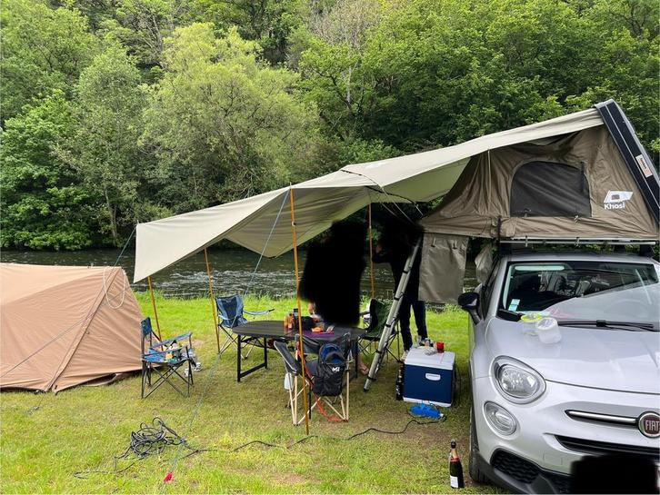 Hard shell daktent Femke’s Khosi ABS 2-persoons, Caravans en Kamperen, Tenten, tot en met 2, Zo goed als nieuw, Ophalen