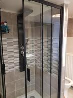 Douchedeur 90 x 90 en douchebak 90 x 90, Huis en Inrichting, Badkamer | Complete badkamers, Ophalen, Zo goed als nieuw