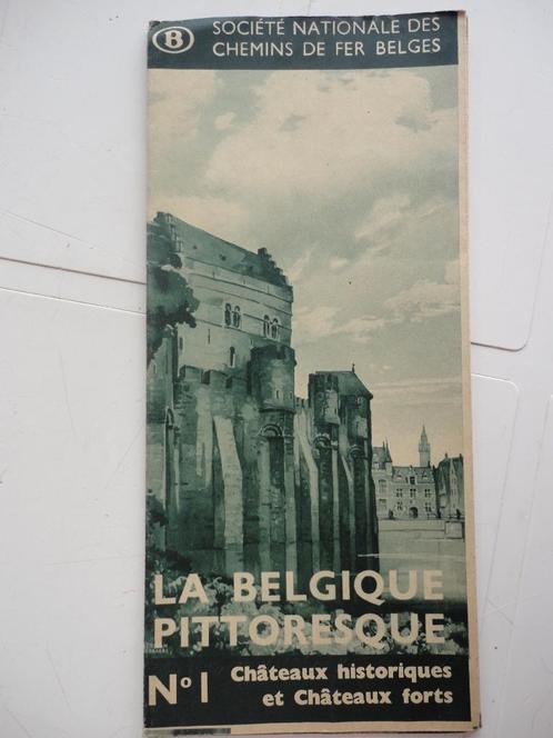 SNCB - Petit dépliant touristique - 1938, Livres, Guides touristiques, Utilisé, Guide ou Livre de voyage, Benelux, Autres marques