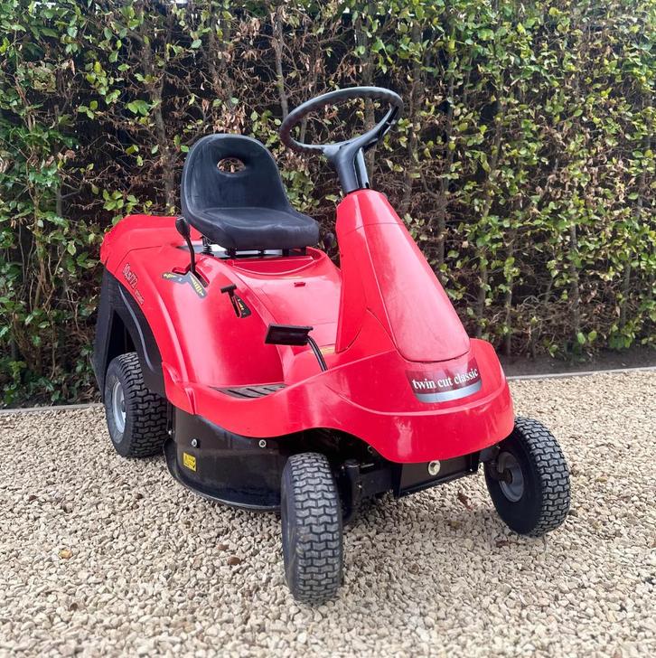 Castelgarden zitmaaier te koop., Tuin en Terras, Zitmaaiers, Zo goed als nieuw, Minder dan 90 cm, Elektrische starter, Opvangzak