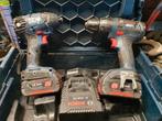 Bosch GSR 18V- professional 2 stuks schroef & boor machine, Ophalen, Gebruikt, Variabele snelheid, Boor- en Schroefmachine