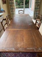 Eiken tafel, Huis en Inrichting, Tafels | Eettafels, Ophalen, Zo goed als nieuw