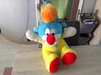 Personnage clown en peluche vintage Les Schtroumpfs (44 cm), Envoi, Utilisé, Autres Schtroumpfs, Poupée, Figurine ou Peluche