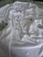 Wit Hemdje met rits M 50, Kleding | Dames, Grote Maten, Verzenden, Zo goed als nieuw, MS Mode, Blouse of Tuniek