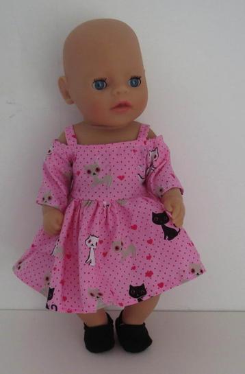 poppenkleertjes babypop born little 36cm (zomerse jurk ) beschikbaar voor biedingen