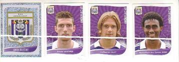 Panini / Football 2009 / RSC Anderlecht / 4 stickers beschikbaar voor biedingen