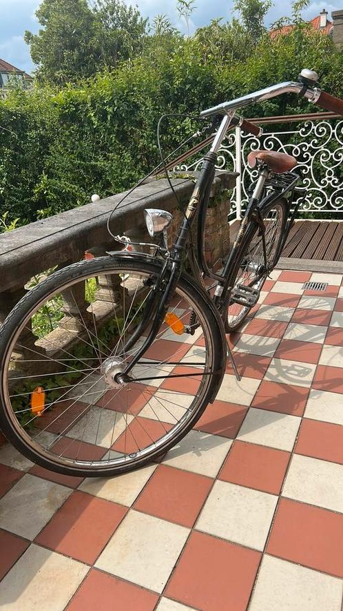 Pegasus met 3 versnel Holland Fiets Brooks zattel handgrepen, Fietsen en Brommers, Fietsen | Dames | Omafietsen, Gebruikt, Handrem