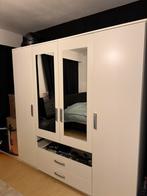 Witte kleerkast - ZELF TE DEMONTEREN, Huis en Inrichting, Kasten | Kleerkasten, Ophalen, Gebruikt, 200 cm of meer, 200 cm of meer