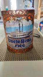 Oude blikken doos uncle bens, Verzamelen, Blikken, Ophalen of Verzenden, Zo goed als nieuw
