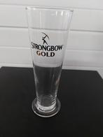 Fluitjes bierglas strongbow gold, Ophalen of Verzenden, Zo goed als nieuw, Bierglas