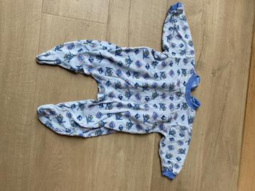 blauwe pyjema met voetjes maat 74 beschikbaar voor biedingen
