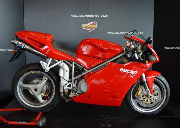 2002 Ducati 748 | 27000KM | Collectors Item | VERKOCHT!, Motos, Motos | Ducati, Entreprise, Super Sport, plus de 35 kW, 4 cylindres