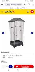 Vogelkooi op wieltjes als nieuw, Dieren en Toebehoren, Ophalen of Verzenden, Zo goed als nieuw, Overige materialen, Vogelkooi