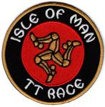 Isle of Man TT Race stoffen opstrijk patch embleem #3, Verzenden, Nieuw