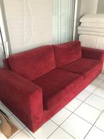 Sofa met poef, Gebruikt, Stof, 75 tot 100 cm, Ophalen