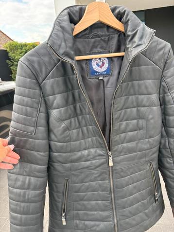 Leren jas zwart, Enlèvement ou Envoi, Comme neuf, Taille 34 (XS) ou plus petite, Noir