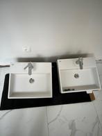 2 lavabos met kraan nieuw niet gebruikt, Maison & Meubles, Salle de bain | Meubles de Salle de bain, Enlèvement ou Envoi, Neuf