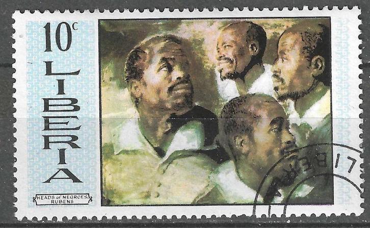 Liberia 1969 - Yvert 480 - Beroemde Kunstwerken (ST), Postzegels en Munten, Postzegels | Afrika, Gestempeld, Verzenden