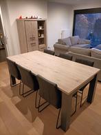 Eettafel, Ophalen, 50 tot 100 cm, Zo goed als nieuw, Vijf personen of meer