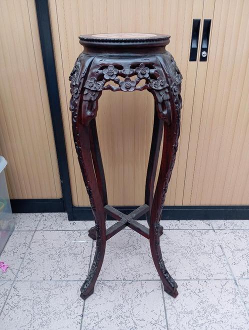 table haute à plantes Chine 1900 piedestal 91 cm de haut, Antiquités & Art, Curiosités & Brocante, Enlèvement