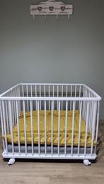 Kinderpark / box Wit, Kinderen en Baby's, Babyparken, Ophalen, Zo goed als nieuw, Rechthoekig, In hoogte verstelbaar