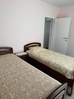 2 bedden en kleerkast in perfecte staat  eik bruine eik, Huis en Inrichting, Ophalen, Gebruikt, Eenpersoons, Bruin