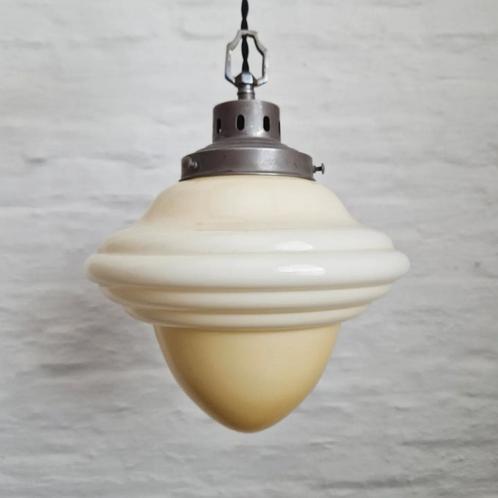 Art-Deco Giso Gipsen eikel hanglamp, Antiek en Kunst, Antiek | Verlichting, Ophalen of Verzenden