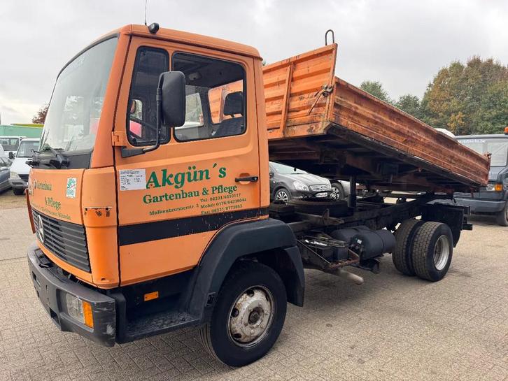 Mercedes-Benz LK 814 *GERMAN TRUCK-FULL STEEL-4CYL*, Auto's, Vrachtwagens, Bedrijf, Mercedes-Benz, Diesel, Handgeschakeld, Overige kleuren