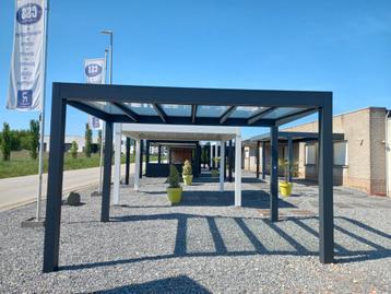 Terrasoverkapping met glas, Tuin en Terras, Ophalen, Zo goed als nieuw